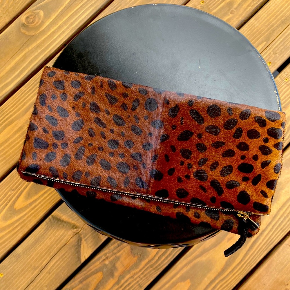 Clare V. Brand new fold over clutch